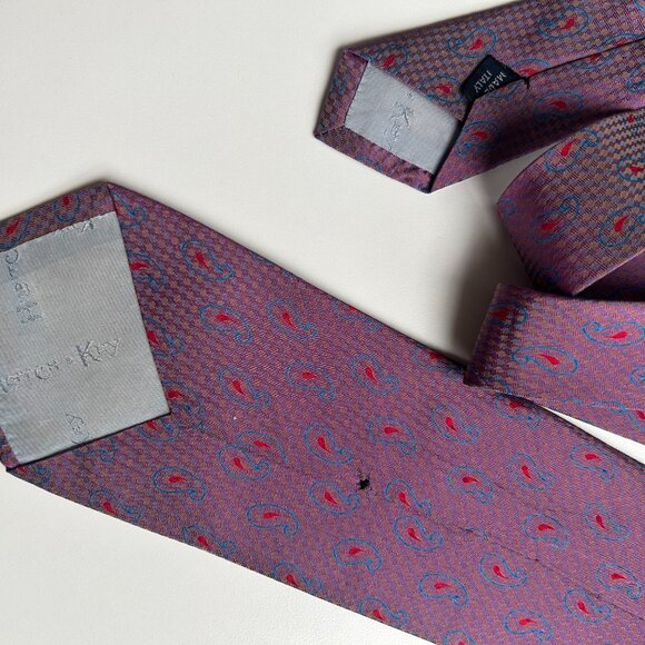 90s Silk HILDITCH & KEY tie - Picture 3 of 3